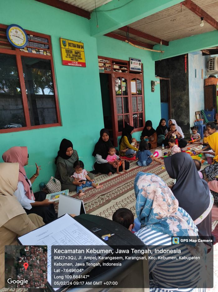 Peningkatan Kesehatan Anak Dengan Kelas Ibu Balita Desa Karangsari Kecamatan Kebumen 01