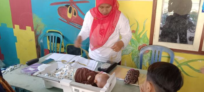 Bulan Oktober Pemberian Vitamin A dan Cek Gula darah Gratis di Posyandu Melati Dusun Kesambi Desa Karangsari Kecamatan Kebumen 01