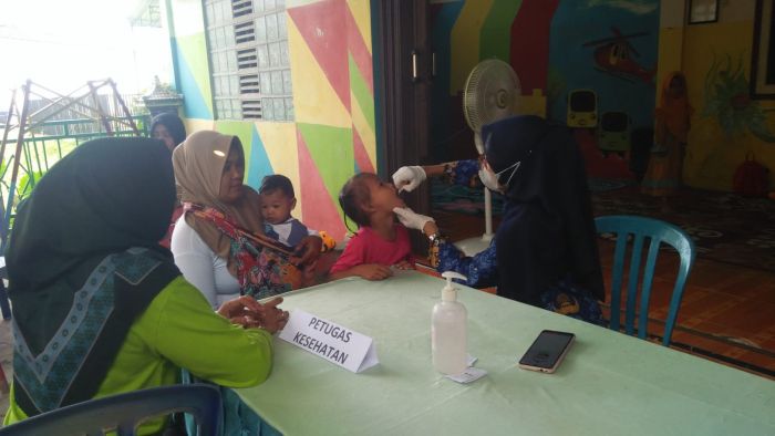 Serentak Pemberian Imunisasi Sub PIN Polio Tahap 2 Desa Karangsari, Kecamatan Kebumen, Kabupaten Kebumen 01