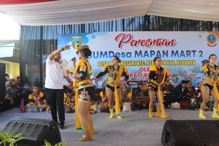 Launching BUMDes Mapan Mart 2 Desa Karangsari Kecamatan Kebumen 01