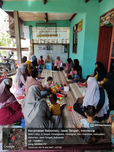 Peningkatan Kesehatan Anak Dengan Kelas Ibu Balita Desa Karangsari Kecamatan Kebumen
