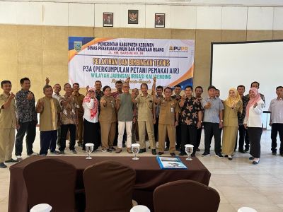 Pelatihan Dan Bimbingan Teknis P3A (Petani Pemakai Air) Wilayah Jaringan Irigasi Kaligending