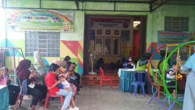 Serentak Pemberian Imunisasi Sub PIN Polio Tahap 2 Desa Karangsari, Kecamatan Kebumen, Kabupaten Kebumen